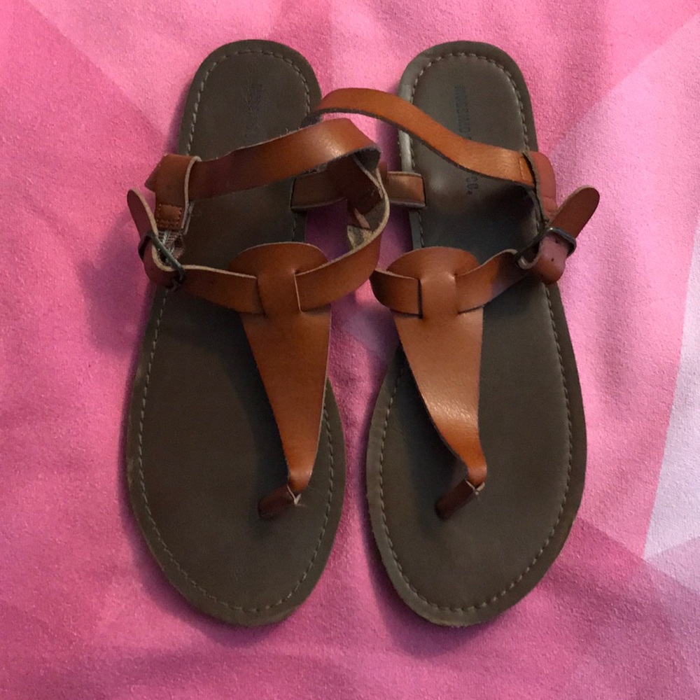 Brown sandals